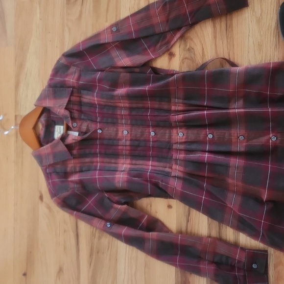 G. H BASS HERITAGE SHIRTINGS PLAID  SHIRT DRESS - Picture 5 of 12